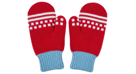 Isolated Winter Mittens