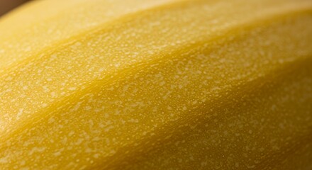 Macro Close-up of a Yellow Zucchini's Textured Skin
