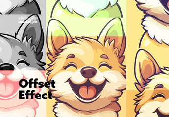 Offset Photo Effect