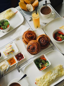 Petit d&eacute;jeuner color&eacute;