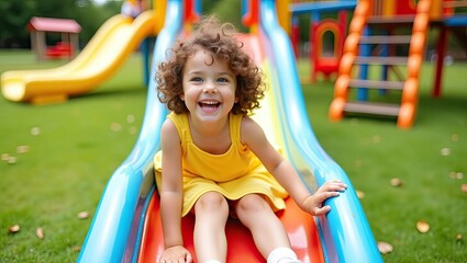 girl on playground