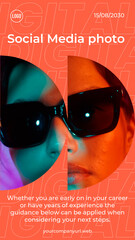 Geometric Shot Social Poster 04