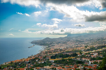Panorama view of Funchal