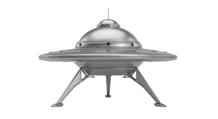 Isolated Silver UFO © Sophia