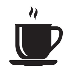 Cup icon. Hot drink icon. Coffee or tea cup. 