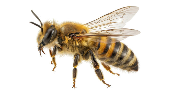 Isolated Bee