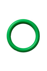A Green Rubber Pipe Seal Single Centered On