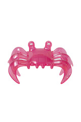 A Pink Plastic Hair Claw Medium Centered On