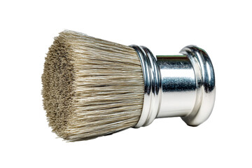 A Silver Metal Car Wheel Brush Isolated On