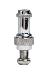 A Silver Metal Faucet Cartridge Puller Centered On