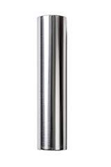A Silver Metal Rolling Pin Centered On A