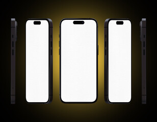 Smartphone Mockups & App UI in Lifestyle and Promotional ContextsCollection of high-quality images and vectors featuring women using smartphones, blank screen phone mockups, mobile UI/UX templates