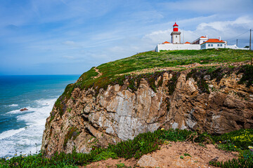 Najdalej na zachód wysunięty punkt Europy, Cabo da Roca w Portugali. © Franciszek