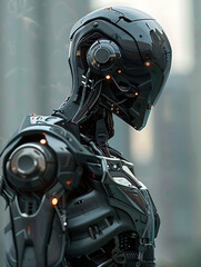 Humanlike robot design signifying AI advancement in humanoid robots  (2)