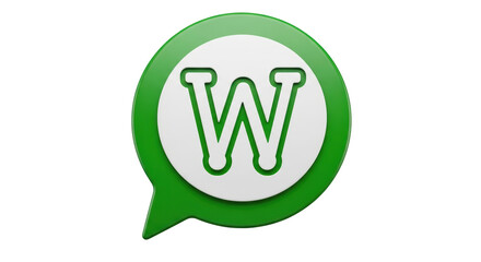 Isolated WhatsApp Icon