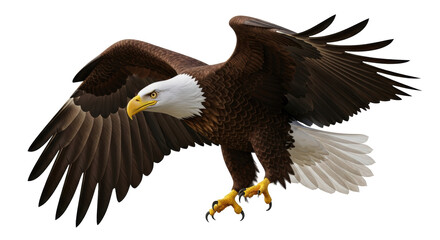 Isolated Bald Eagle