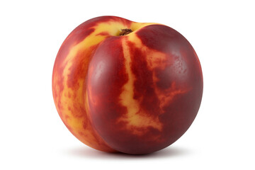 Obraz premium Nectarine fruit isolated on white background