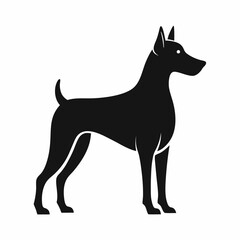 vector illustration of a dog