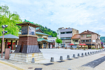初夏の山中温泉　石川県加賀市　Early summer hot springs in the mountains. Ishikawa...