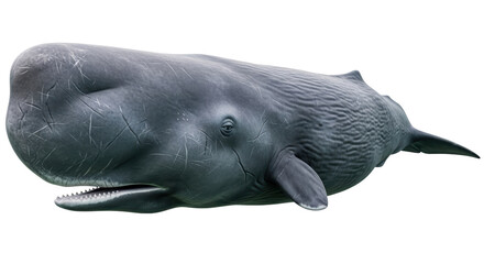 Isolated Sperm Whale Ocean Giant © Sophia
