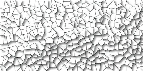 Abstract voronoi diagram pattern with black lines and light gradients creating a unique geometric design for backgrounds or graphic design elements.