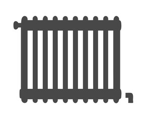 Radiator icon vector