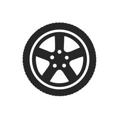 Obraz premium Tire icon. Wheel icon. Vector illustration