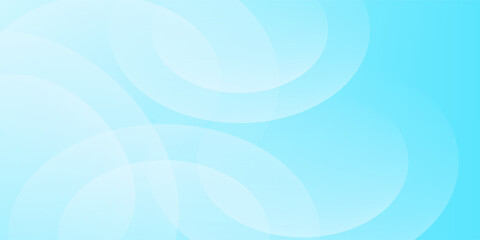 Minimalist banner background, pastel colorful, Light Blue gradations. Circle effect style geometric, abstract background eps10