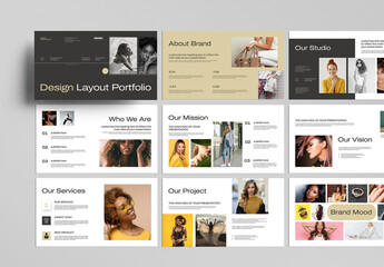 Design Layout Portfolio Presentation Template