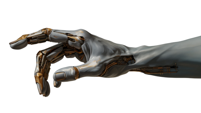 Cyborg hand, technology of artificial intelligence
