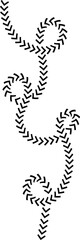 Wavy Curved Arrows Set – Hand Drawn Style Illustration