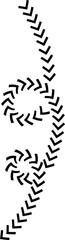 Wavy Curved Arrows Set – Hand Drawn Style Illustration