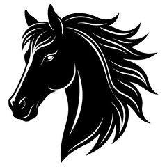 horse head silhouette