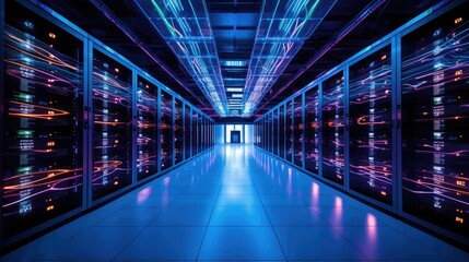 Fototapeta premium server data bank