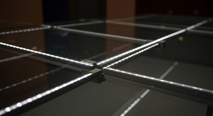 Illuminated Glass Panels: Modern Architectural Detail with LED Lighting