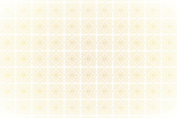 Seamless Arabesque Elegant Golden Islamic Pattern