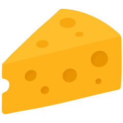 vector illustration of an cheese