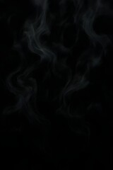 smoke on black