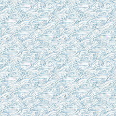 seamless sea wave pattern