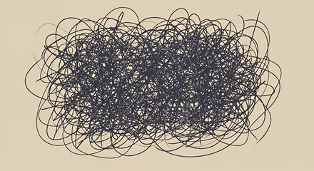 Abstract Tangled Lines: A Study in Chaotic Interconnectivity