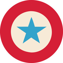Fototapeta premium usa-flag-icon--each-in-different-shapes-.eps