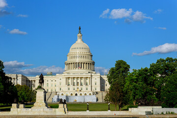 Enjoy view of US Capitol building, surrounded by Capitol Hill at Washington DC