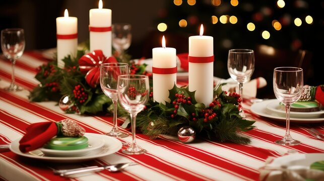 cles red and green stripes