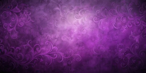 Deep purple gradient background with subtle swirls and texture, evoking a sense of luxury and creativity