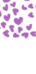 red hearts background
