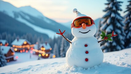 Fototapeta premium snowman