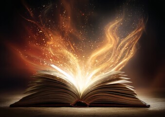 Enchanting Book Unveiling the Power of Knowledge and Imagination Through Luminous Pages