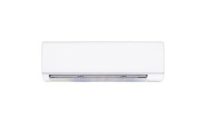air conditioner on transparent background.