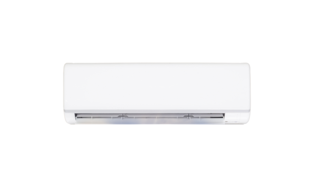 air conditioner on transparent background.