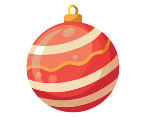 red christmas ball